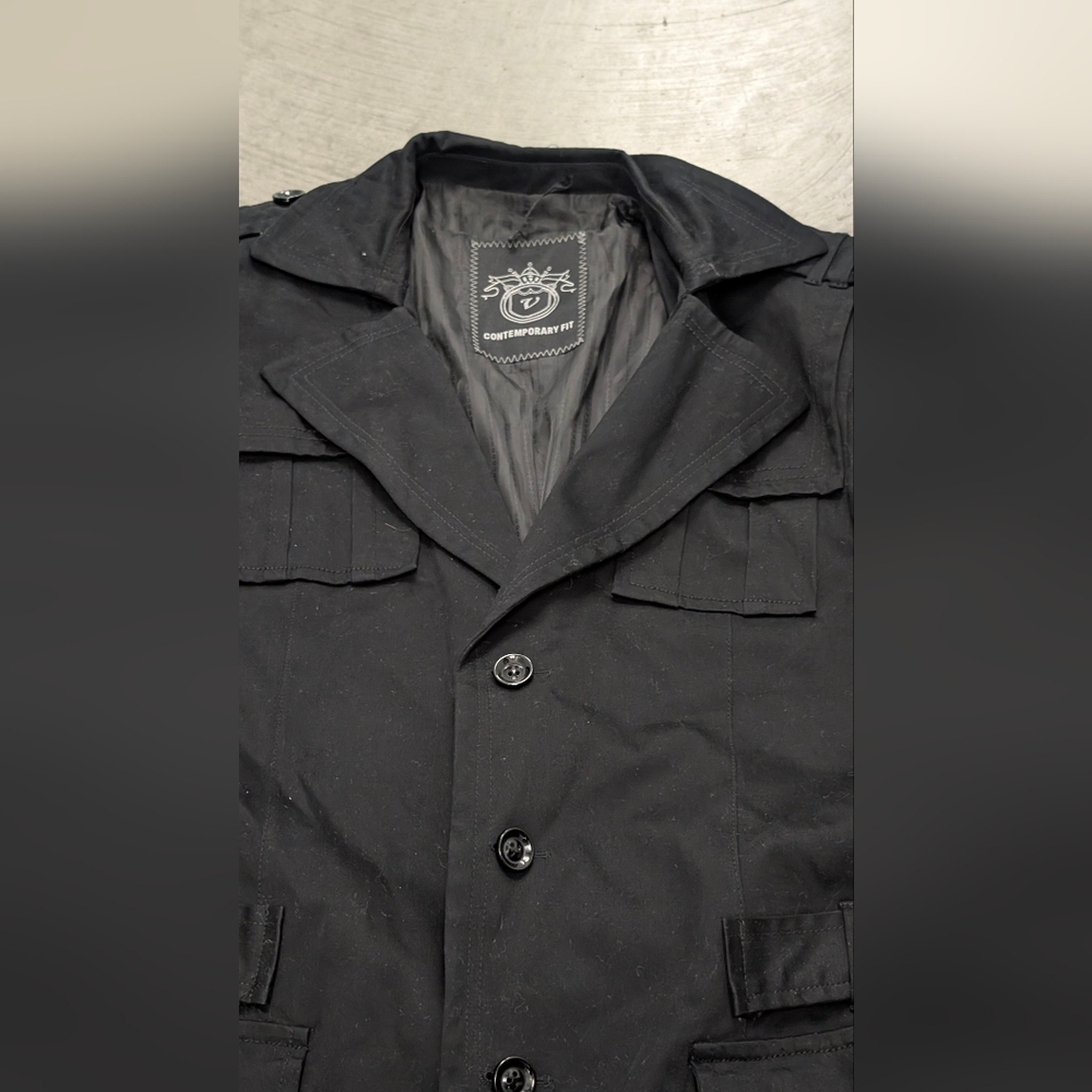 Voeut Black Men's Jacket, 40R